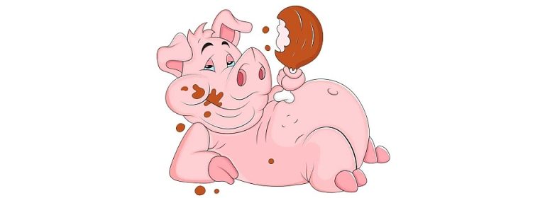 Свинья она и есть свинья есть, такси и кушать подано!