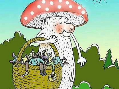 Анекдот для любителей грибной охоты